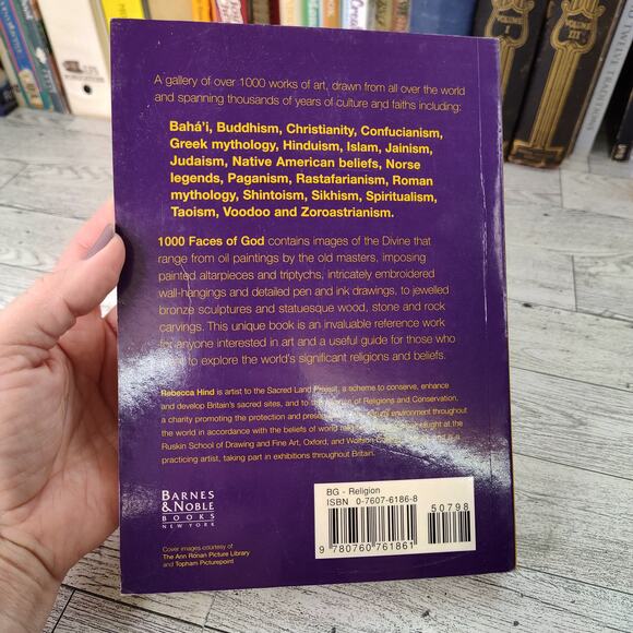 1000 FACES OF GOD Rebecca Hind Trade Paperback Book 2004 1st edition printing - Picture 6 of 13